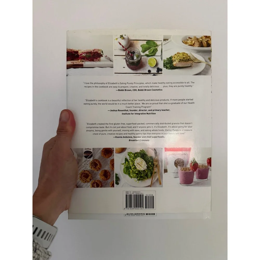 Eating Purely Cookbook Elizabeth Stein Gluten-Free Healthy Recipes Hardcover‎